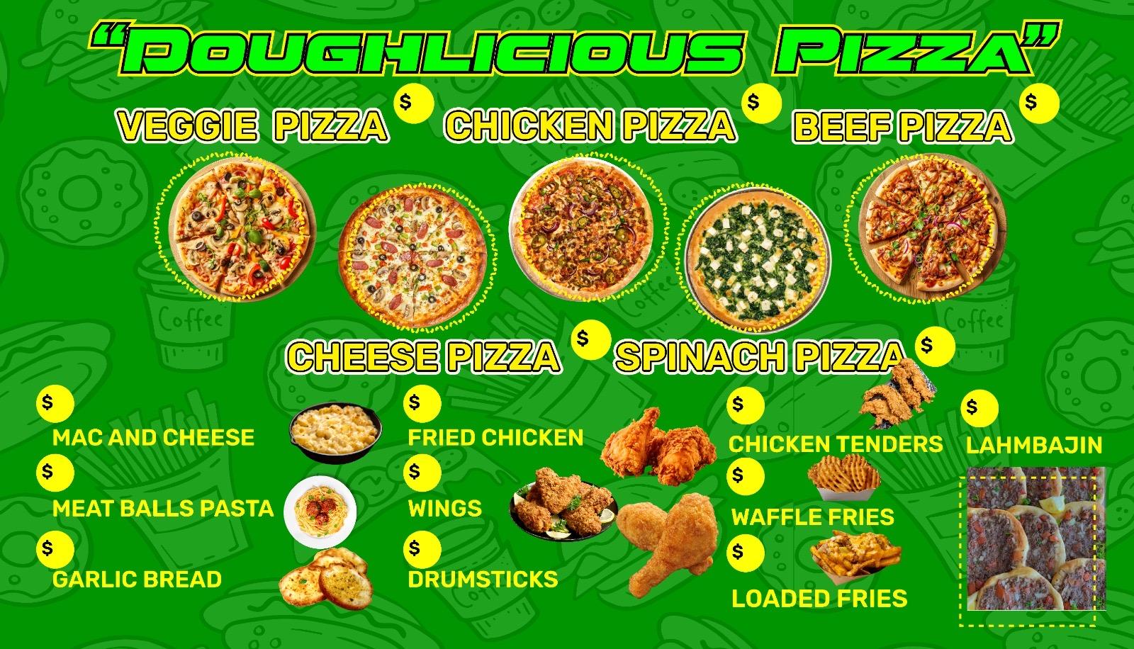 Doughlicious Pizza (HALAL Hll)